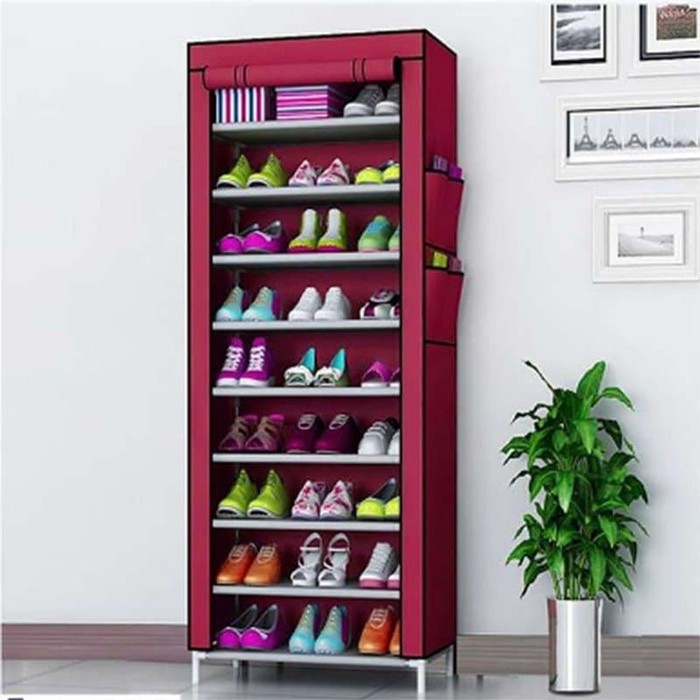 RAK SEPATU 10 TINGKAT / SHOE RACK / TEMPAT SANDAL MURAH