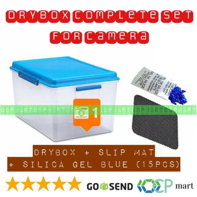 Jual Dry Box Kamera COMPLETE SET Dslr Mirrorless Drone Gopro DryBox Camera kkk