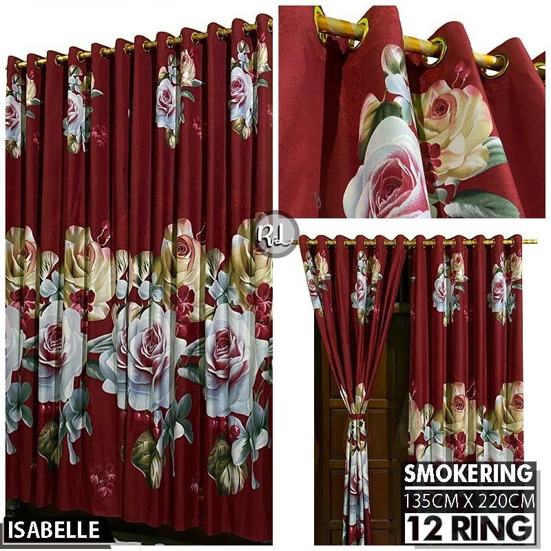 GORDEN PINTU DAN JENDELA MURAH BESAR MODEL SMOKERING 12 LUBANG MOTIF