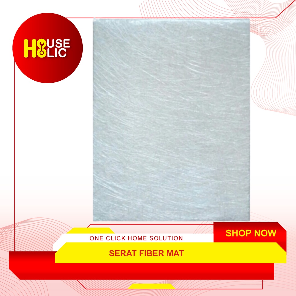 Jual Serat Fiber Mat / Fiber Glass Fiberglass Matt 1 Kg Kasa Penambal