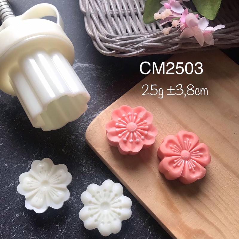 Cetakan Nastar, Mooncake CM25 Snowskin, Kue Wagashi 25gr Shopee Indonesia