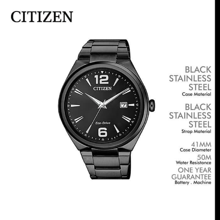 Jual Jam Tangan Citizen Eco-Drive Watch Aw1375-58E Black Dial With Black St | Shopee Indonesia