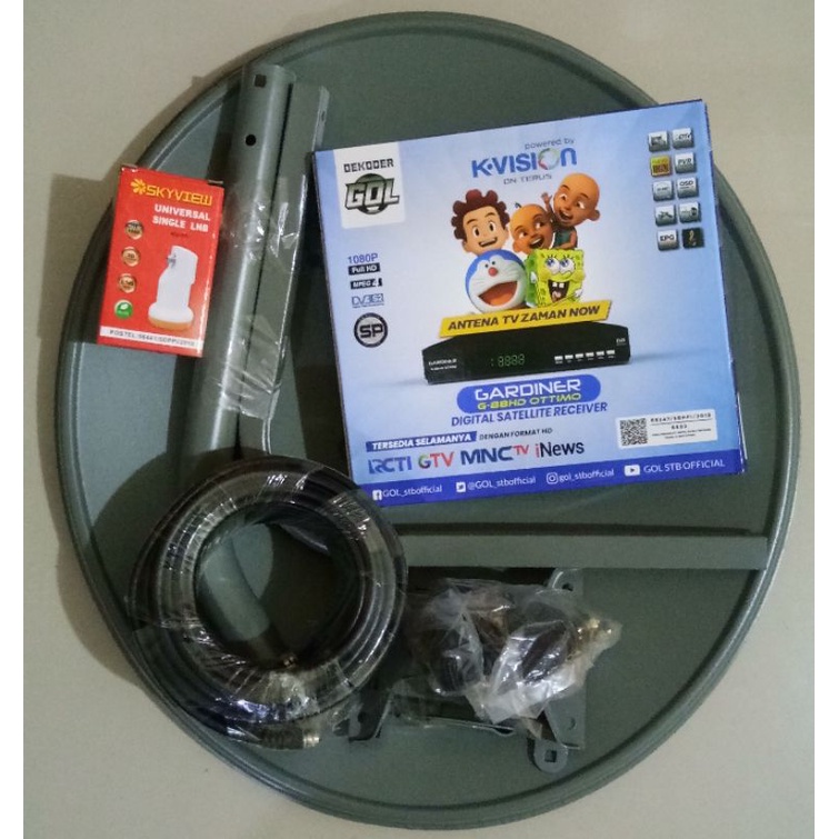 gardiner 350 cm Jual Paket Pemasangan Antena Parabola Garmedia Kvision Bekasi Indonesia|Shopee Indonesia
