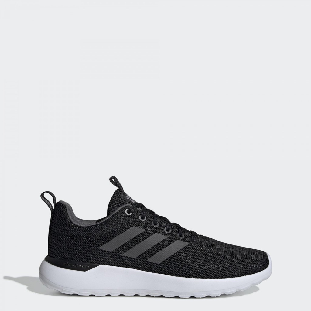 Jual Original Adidas Women Shoes Sepatu Lite Racer Cln Black-Grey Casual Nyaman | Shopee Indonesia