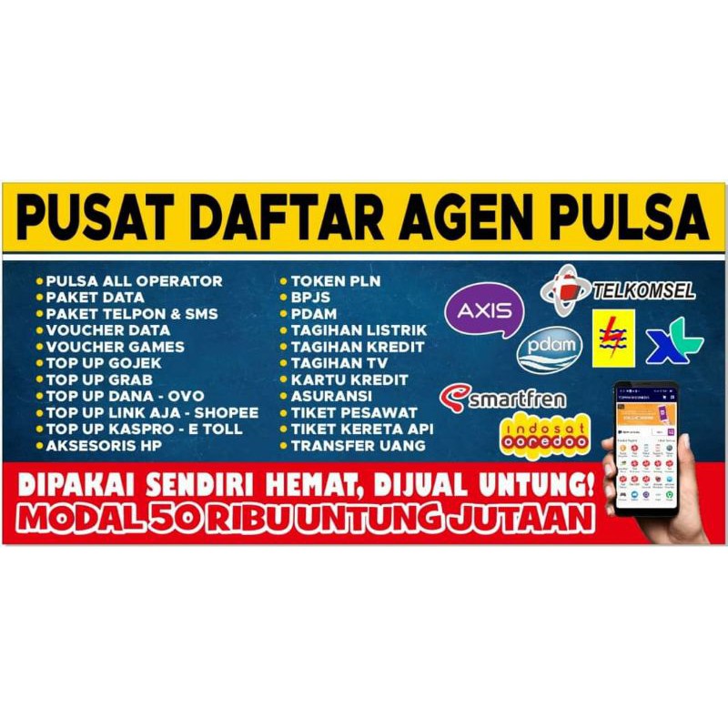 Jual Menerima Pendaftaran Agen Pulsa Murah Indonesia|Shopee Indonesia