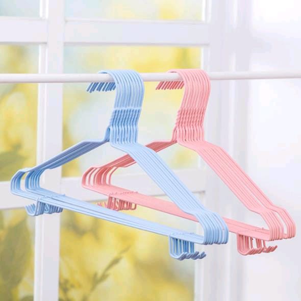 Hanger Lipat/ gantungan lipat / Hanger baju anti slip bahan plastik