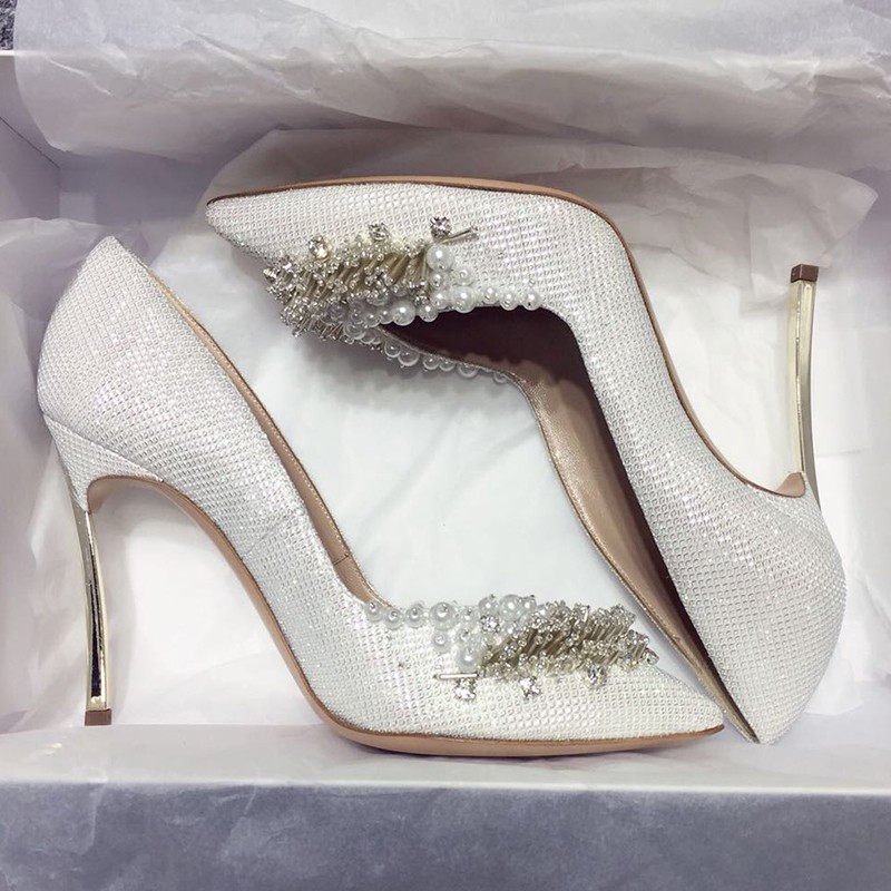 BS006 Sepatu hak tinggi wanita impor (2warna) sepatu