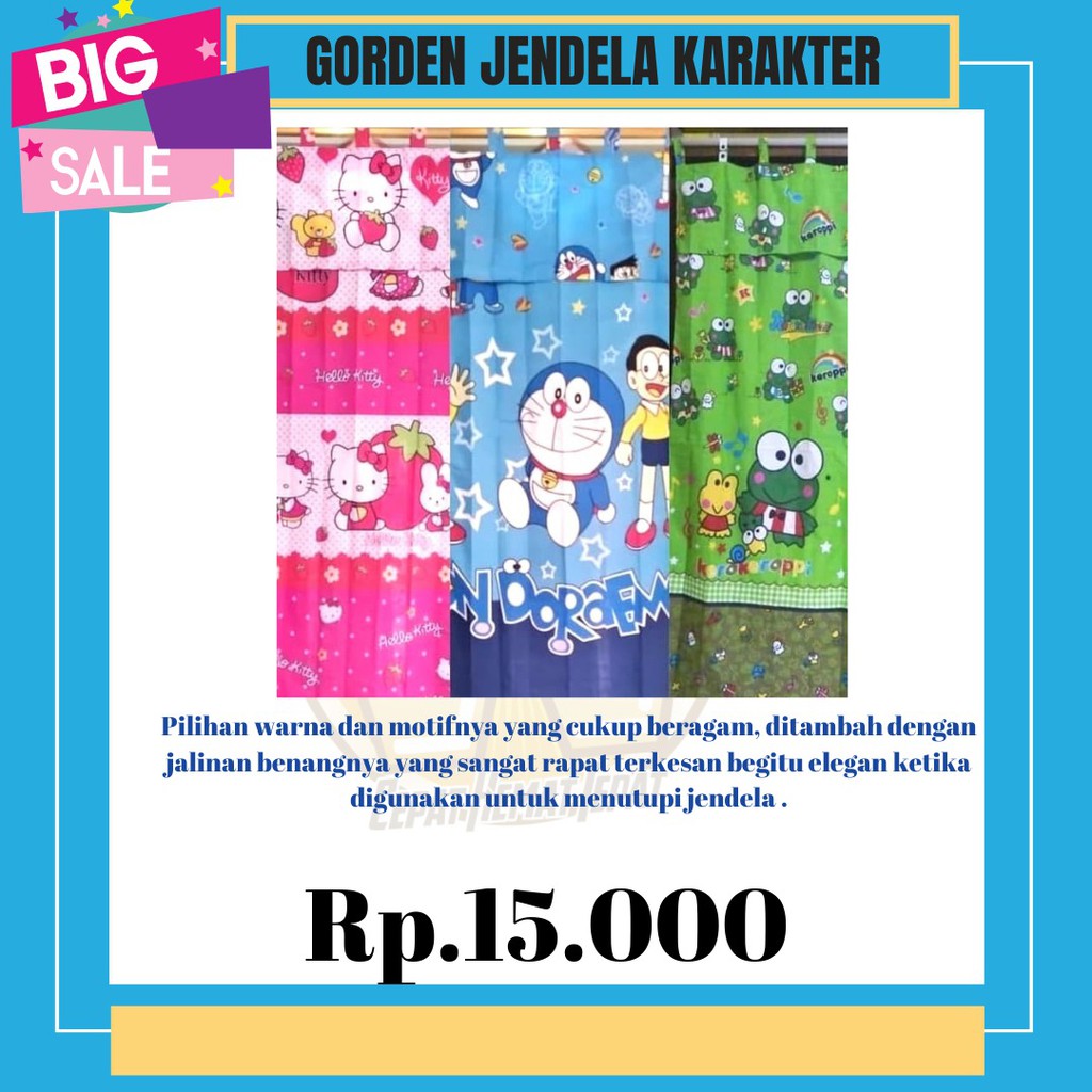 GORDEN JENDELA KARAKTER / HORDENG KORDEN Shopee Indonesia