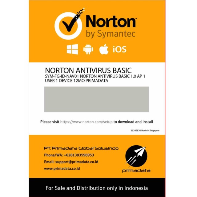 Norton Antivirus Basic 1 Device Original Not Mcafee Kaspersky | Shopee  Indonesia