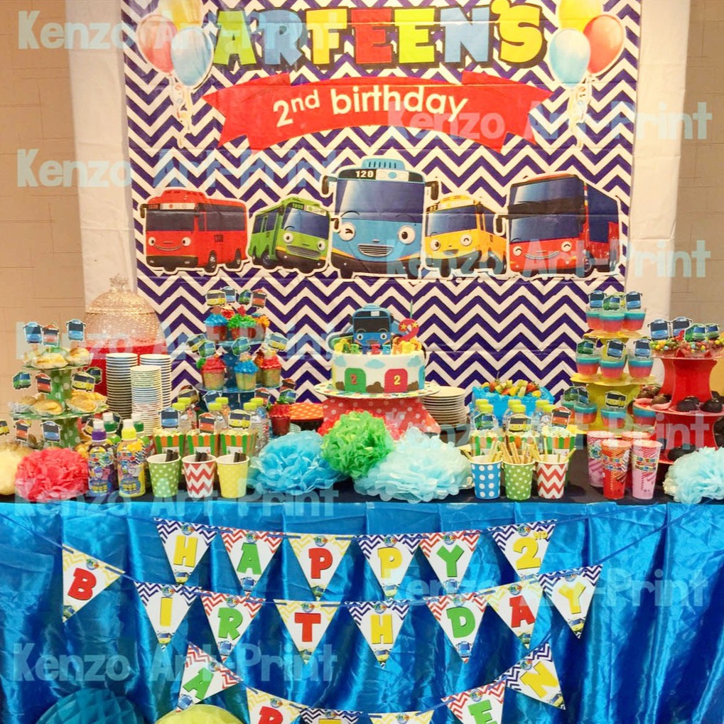 30+ Trend Terbaru Dekorasi Ultah Anak Tayo Splend Our