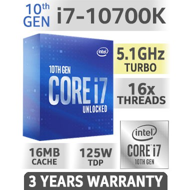Jual Prosesor Intel® Core™ I7-10700K Cache 16 Mb, Hingga 5,10 Ghz | Shopee Indonesia