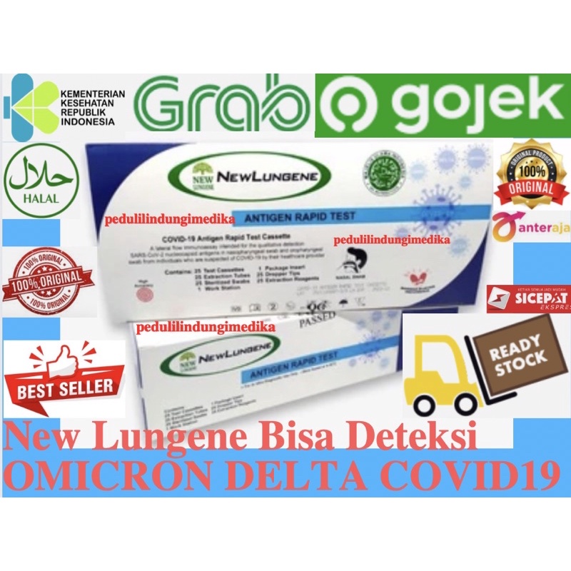 Jual Alat Test Antigen Swab / Swab Hidung Lungene Omicron dan Delta