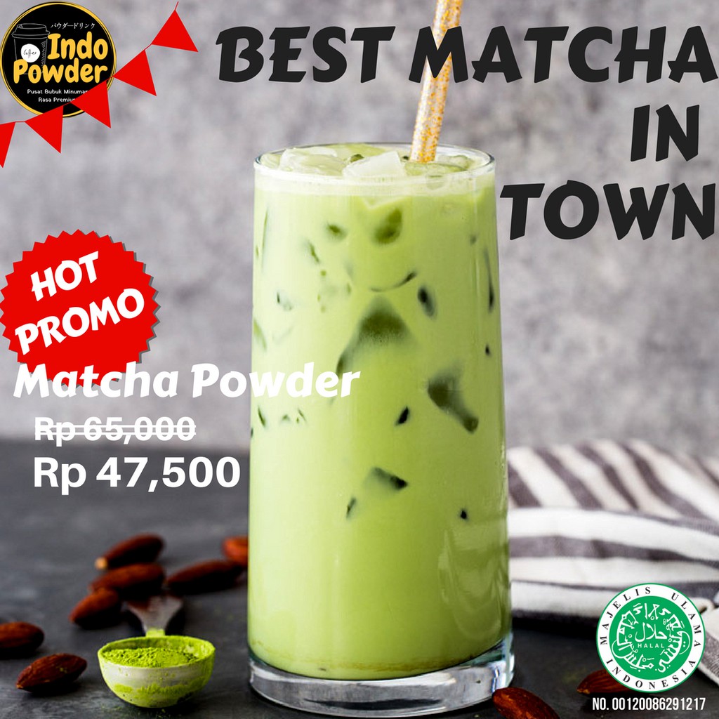Bubuk Green tea 1 Kg / Bubuk Matcha Green Tea / Bubuk Minuman Green Tea