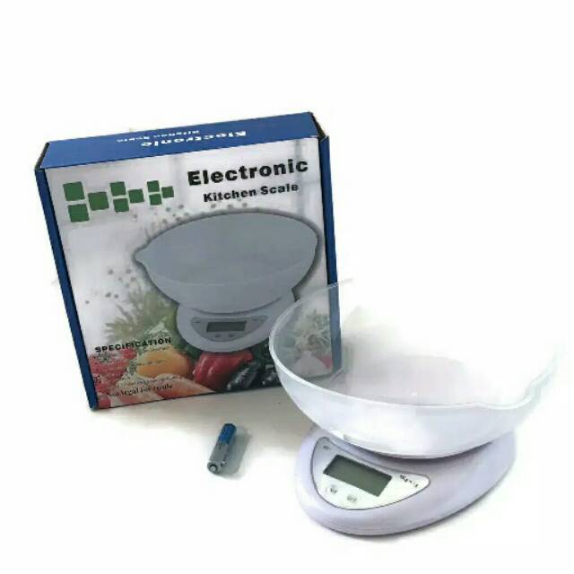 Timbangan Dapur Kue Roti Digital Mangkok Kitchen Scale 5