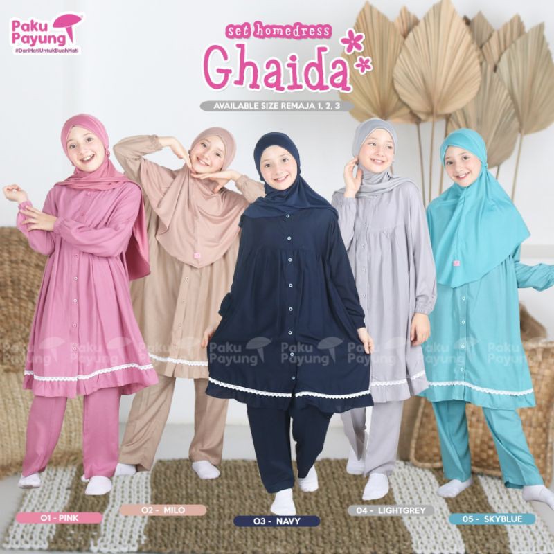 SETELAN ANAK & REMAJA GHAIDA SERIES PAKU PAYUNG LUCU MURAH KEKINIAN