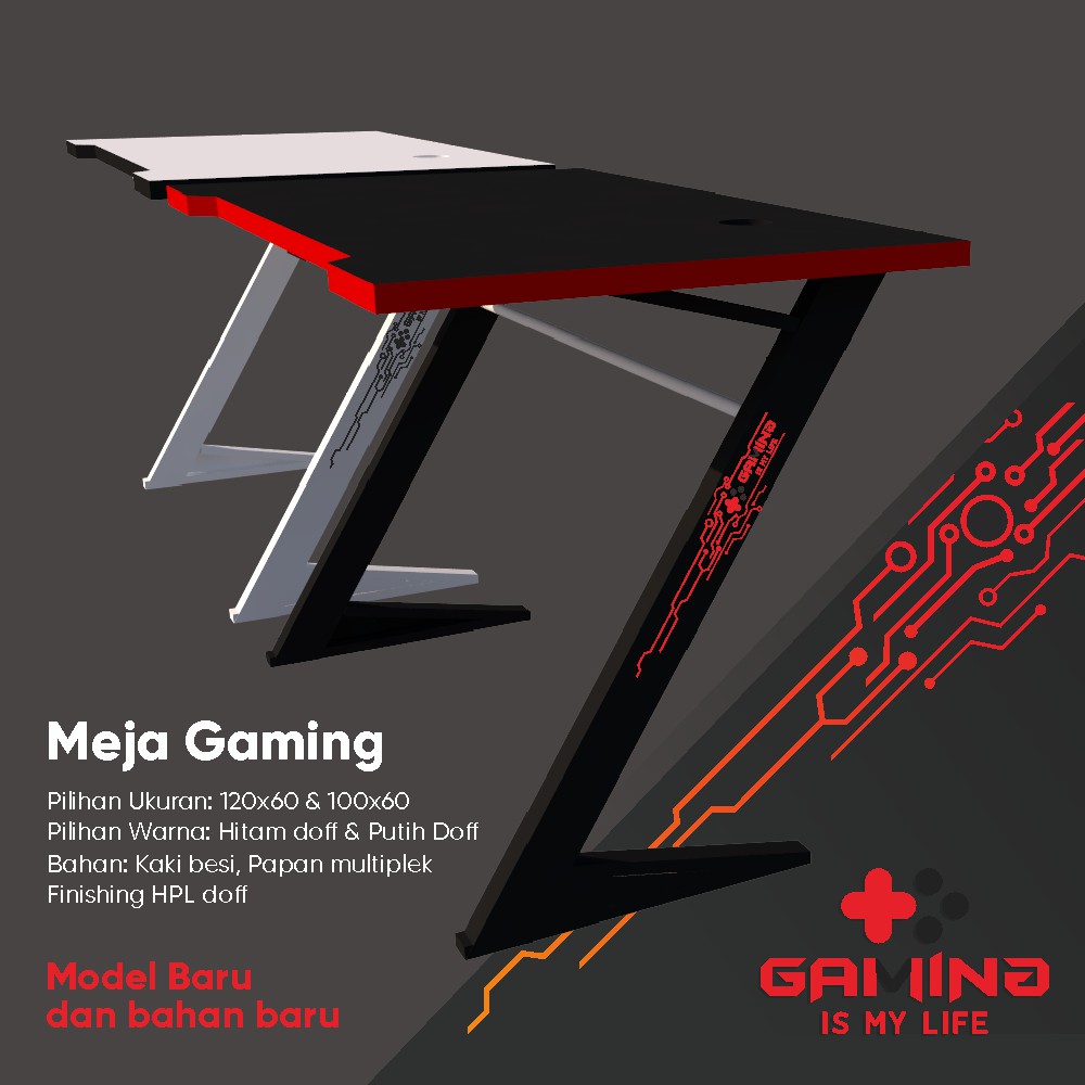 Meja Komputer Kantor & Gaming Shopee Indonesia