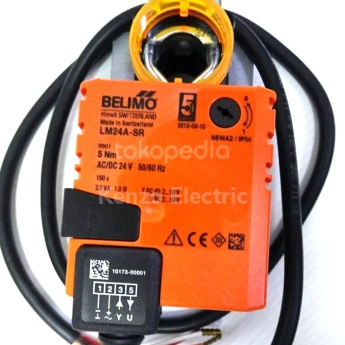 Jual Modulating Damper Actuator 5Nm 24V Ac/Dc Lm24ASr Belimo Shopee