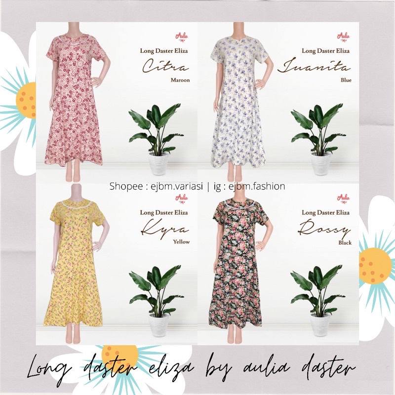 Jual Longdaster Eliza Size L , Xl By Aulia Daster (Agen Resmi) Indonesia|Shopee Indonesia