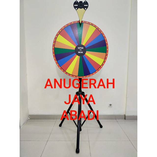 RODA UNDIAN 80CM Wheel Of Fortune 80 PUTARAN ROULETTE