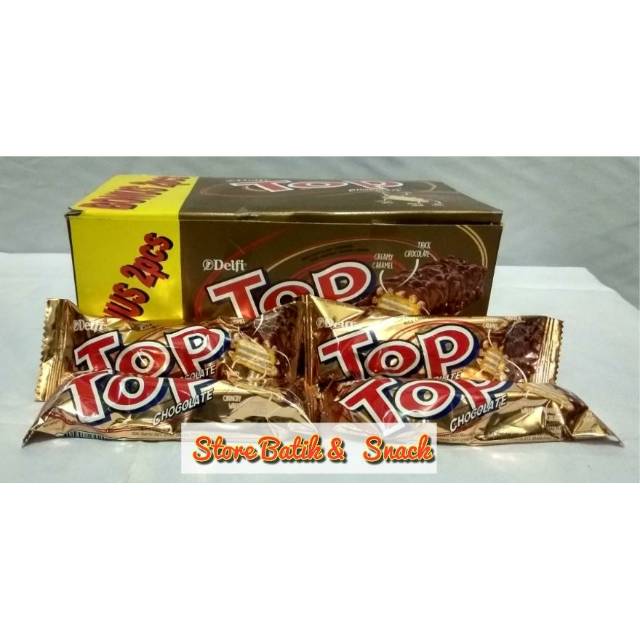 Jual Store Snack Delfi Top Kemasan 16 Gram/Ecer Wafer Top/Coklat/Aneka Snack /Snack Murah/Snack Grosir | Shopee Indonesia