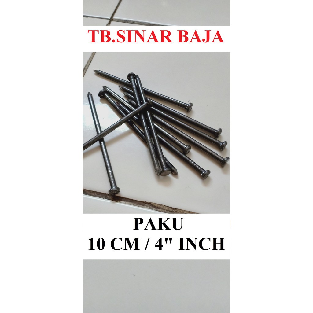 Paku Kayu 10 CM per Kg / Paku 4" inch Shopee Indonesia