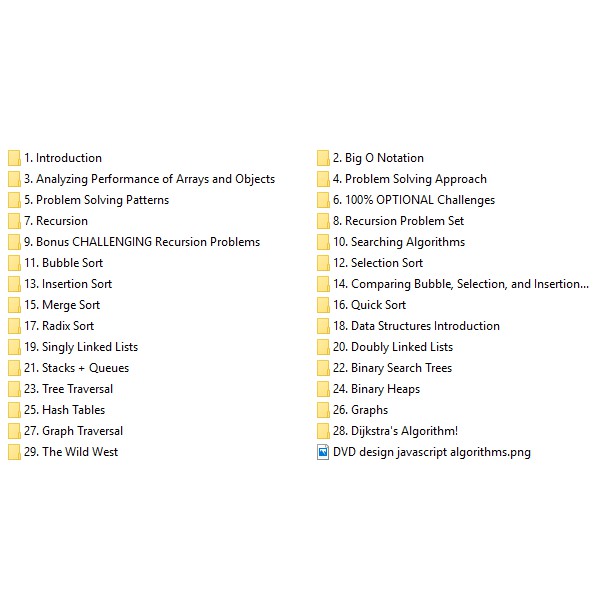 32 Data Structures And Algorithms Javascript Tutorial