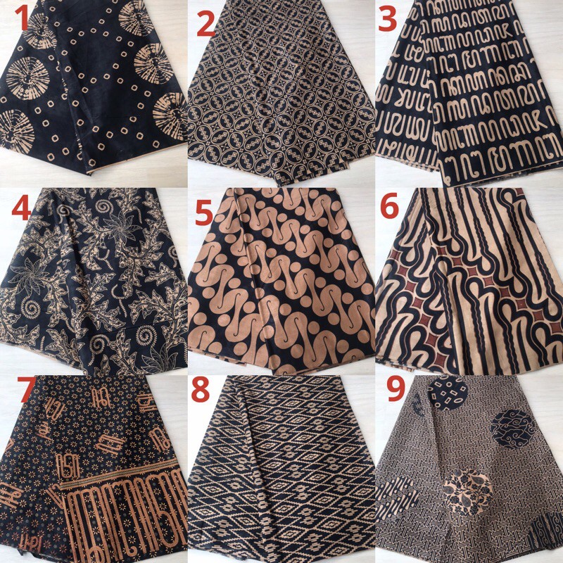 Jual Kain Batik Pekalongan Bahan Katun Klasik Lawasan Sogan Coklat
