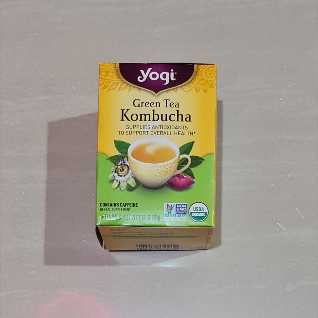 Jual Teh Yogi Tea Green Tea Kombucha Supplier Antioxidant 16 x 2 Gram