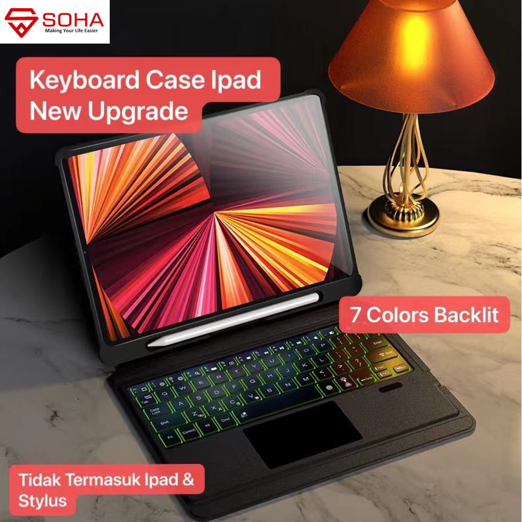 Jual T5207D Case Keyboard Backlight IPad Pro 11 inch 2018 2020 M1 2021