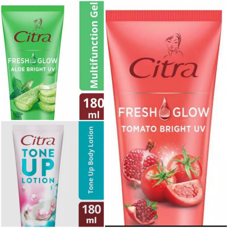 Jual Citra Fresh Glow Multifunction Gel 180ml/citra lotion 180 ml/citra
