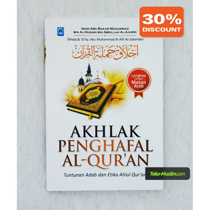 Buku Akhlak Penghafal Al-Quran Tuntunan Adab Dan Etika | Shopee Indonesia