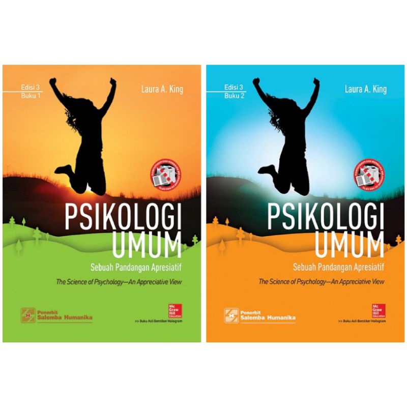 PAKET 2 BUKU PSIKOLOGI UMUM SEBUAH PANDANGAN APRESIATIF EDISI 3 BUKU 1 DAN  2 LAURA A KING | Shopee Indonesia