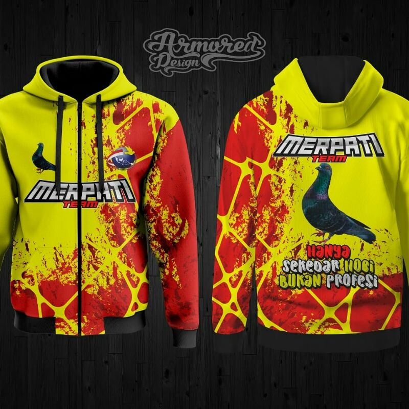 Jual Jaket Merpati Balap Tinggi Fullprint | Shopee Indonesia