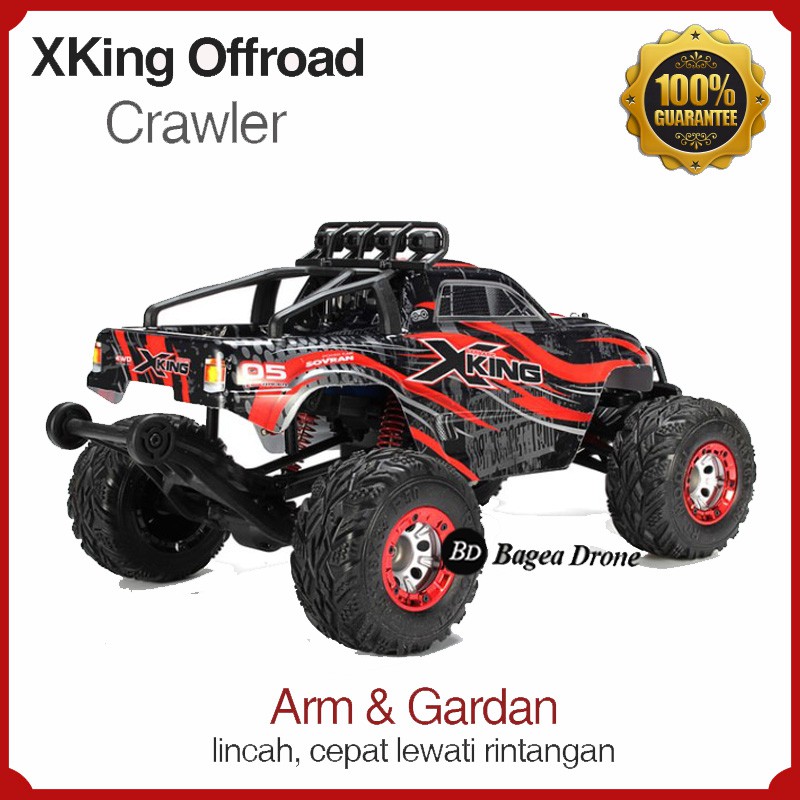 Rc Offroad Rock Crawler 4WD XKing Mobil Remote Control Offroad
