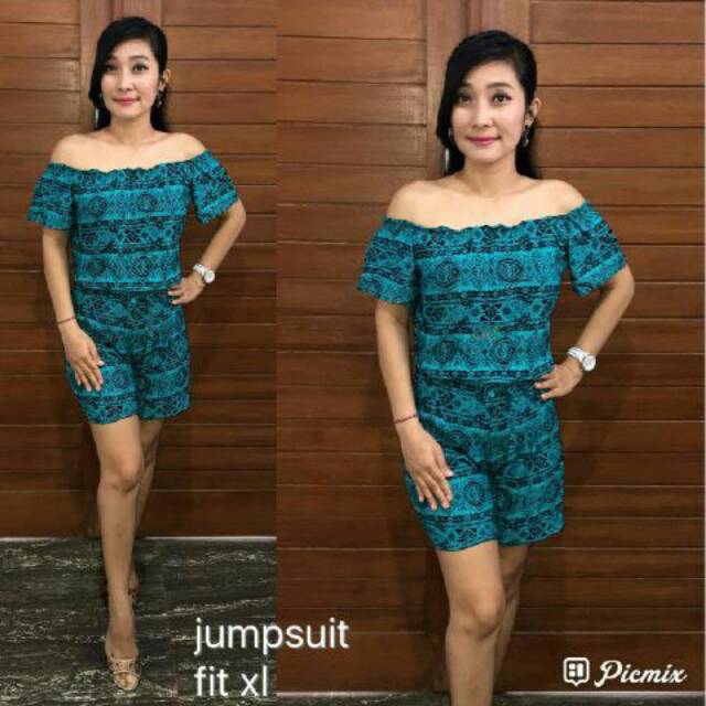 baju jumpsuit bali lengan panjang