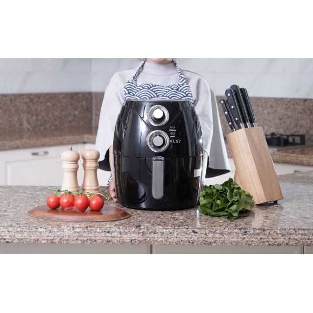 Jual Klaz Air Fryer Manual 2.5 Ltr Hitam Shopee Indonesia