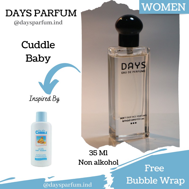 Jual Parfum Cuddle Baby 35ml DAYS PARFUM Shopee Indonesia