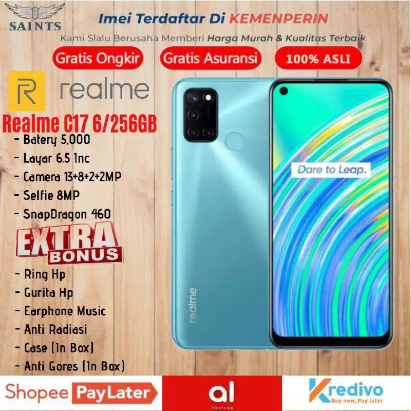 Realme C17 Ram 6GB Memory 256GB 6/256 Garansi Resmi 1 Tahun Shopee