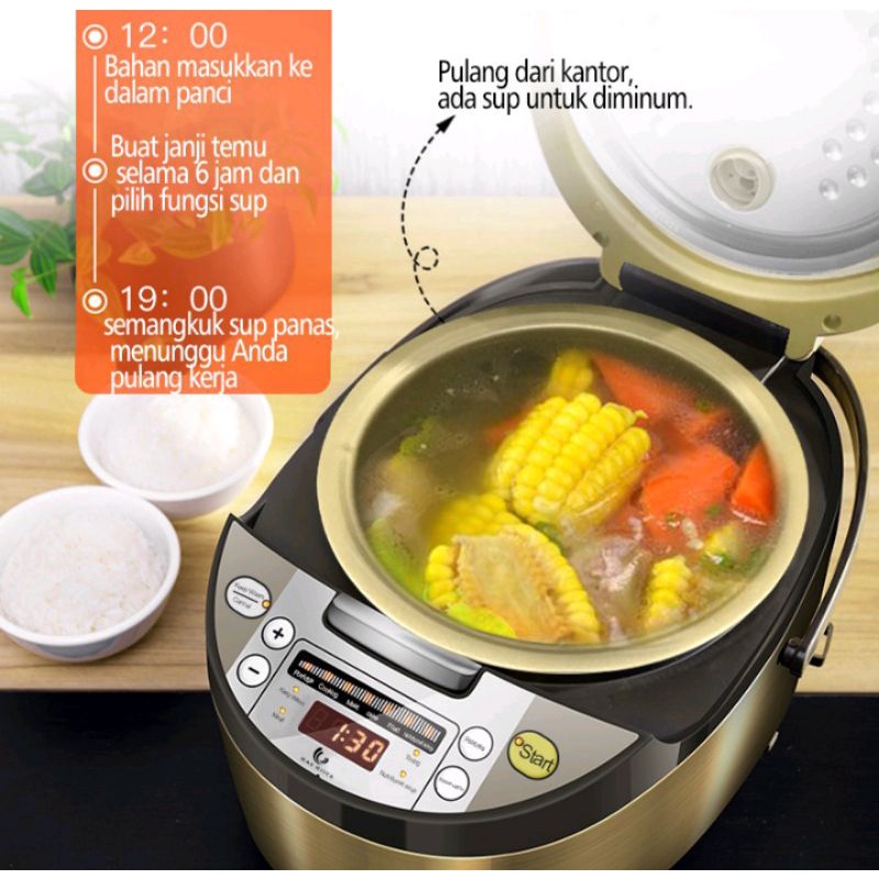 Jual Tahan Lama Multifungsi Rice Cooker Peralatan Rumah Tangga Smart