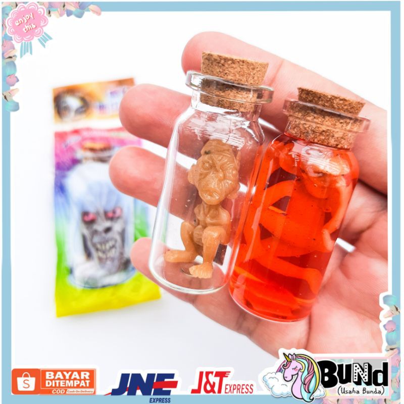 Jual Bund - M072 Mainan Anak Tuyul Dalam Botol / Botol Tuyul / Botol Monster / Botol Ajaib Mainan Prank | Shopee Indonesia