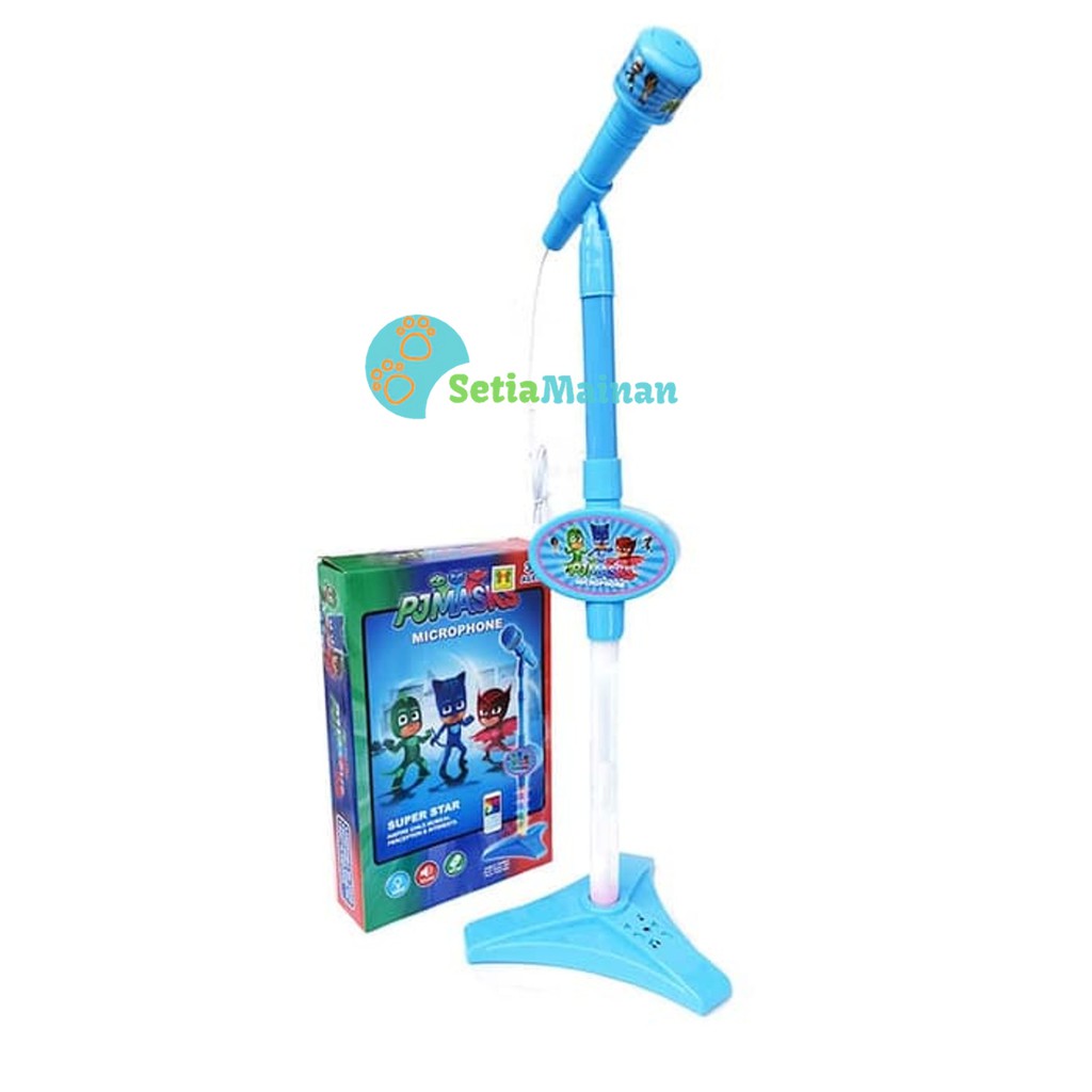 Jual Mainan Edukasi Anak Microphone Pj Mask Singe Mic Nyanyi Kado Anak / Mainan Laki Laki / Mainan Cowok | Shopee Indonesia