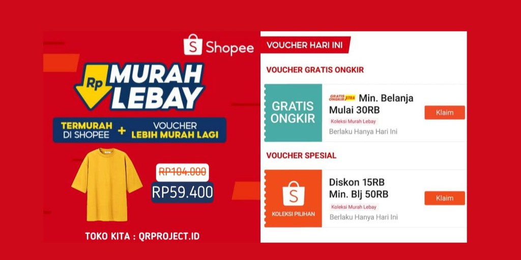 Toko Online QRProject.id Shopee Indonesia