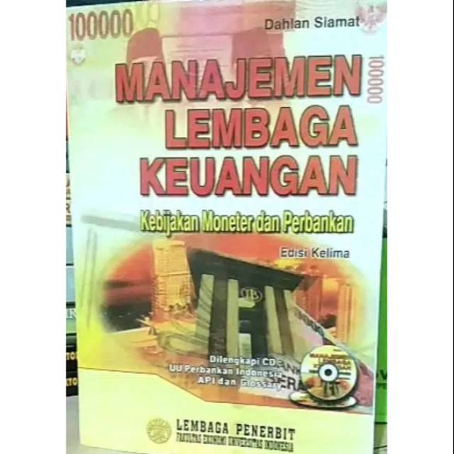 MANAJEMEN LEMBAGA KEUANGAN; Kebijakan Moneter dan Perbankan - Edisi 5 |  Shopee Indonesia