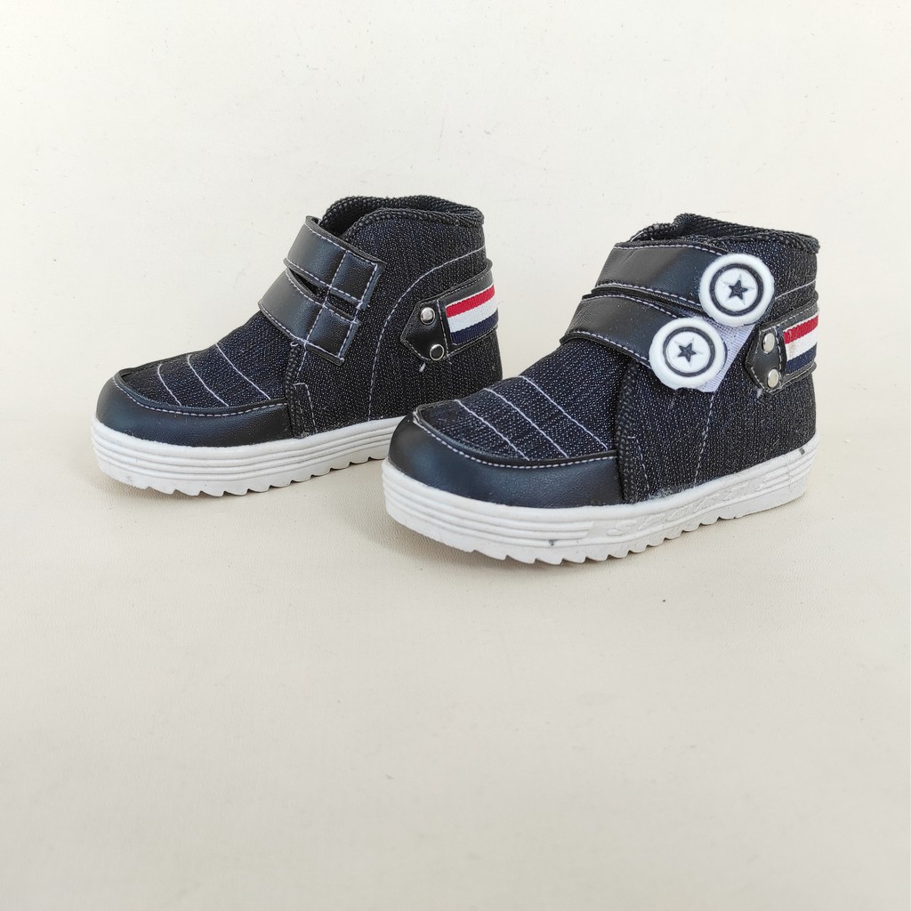 Sepatu Anak Bayi Laki laki / Cowok Bahan Kulit sintetis Motif Boot