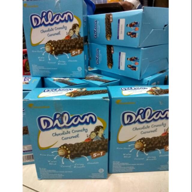 Jual Dilan Chocolate Crunchy Isi 12Pcs | Shopee Indonesia