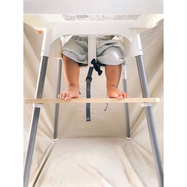 Highchair footrest Antilop IKEA & Torry INFORMA natural wood