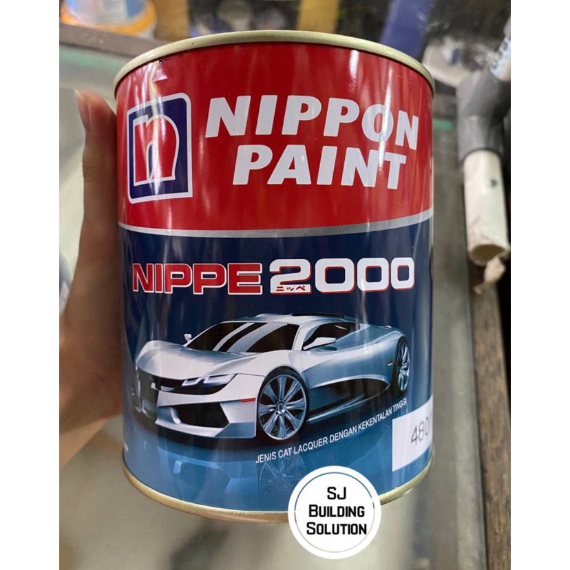 Jual CAT DUCO NIPPE 2000 WHITE SILVER PUTIH BLACK HITAM CLEAR 1 LTR 1