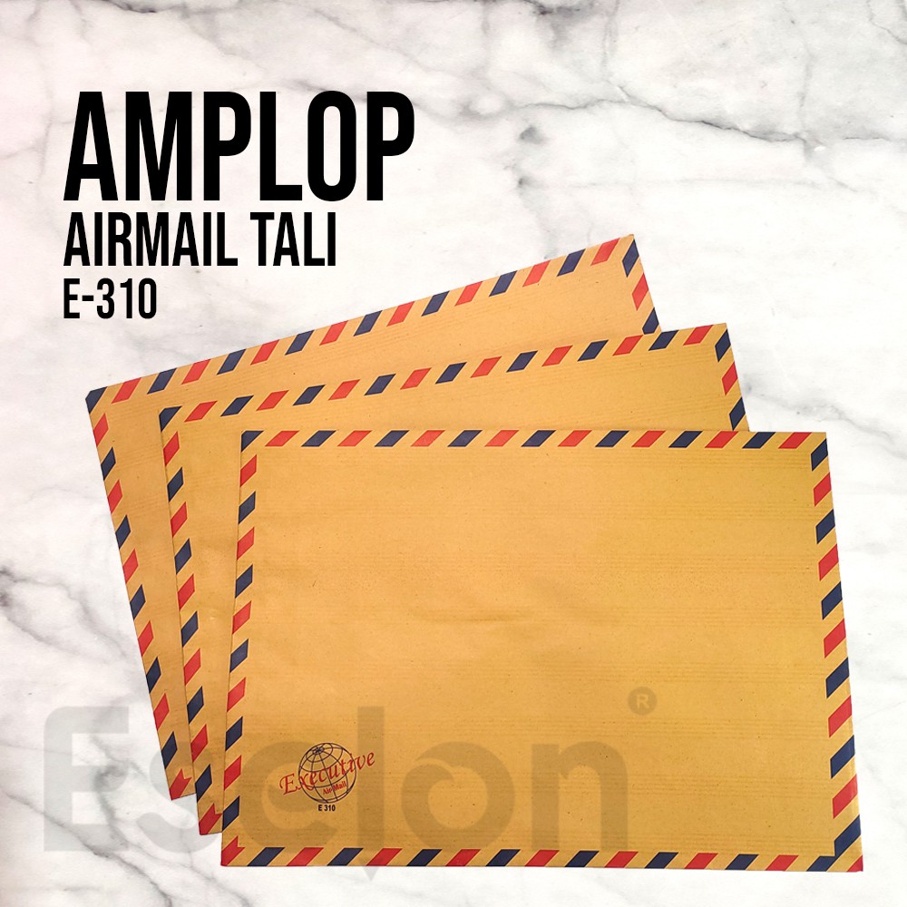 Jual 10Pcs Amplop Coklat Tali Executive E-310 / 1Pack Amplop Lamaran Kerja / Amplop Tali Coklat Airmail | Shopee Indonesia