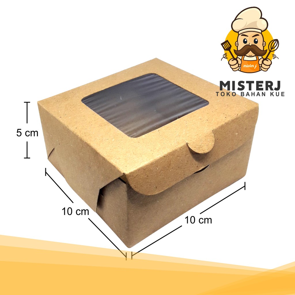 Jual Paper Lunch Box Coklat/ Dus Makanan / Take Away / Kotak Nasi Meal Box Square Box Mini 1 Pac Isi 10 Pcs | Shopee Indonesia