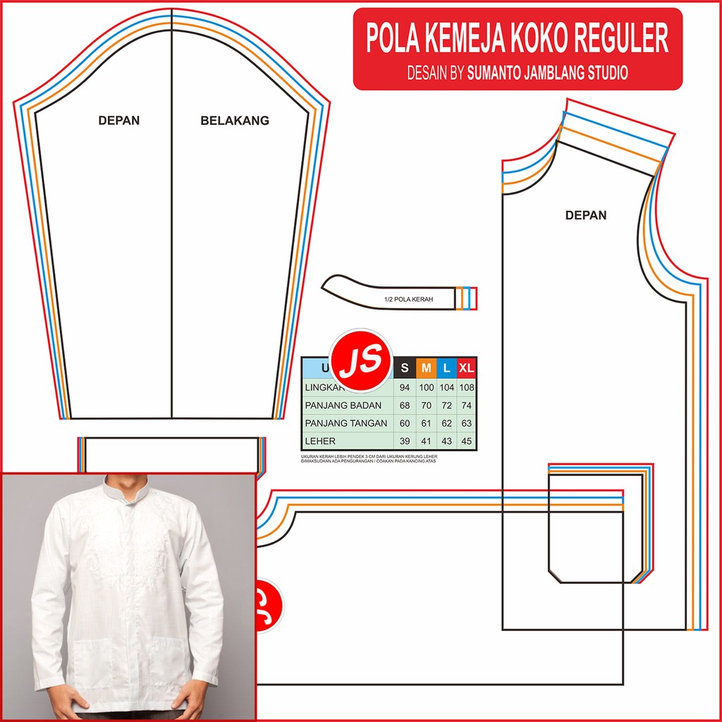 Cara Bikin Pola Kerah Kemeja Kumpulan Model Kemeja